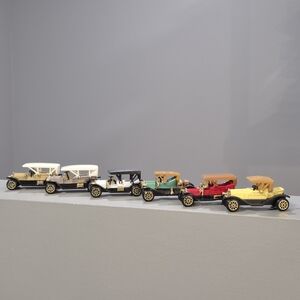 Ford Vintage Car Wall Art in Black and Yellow